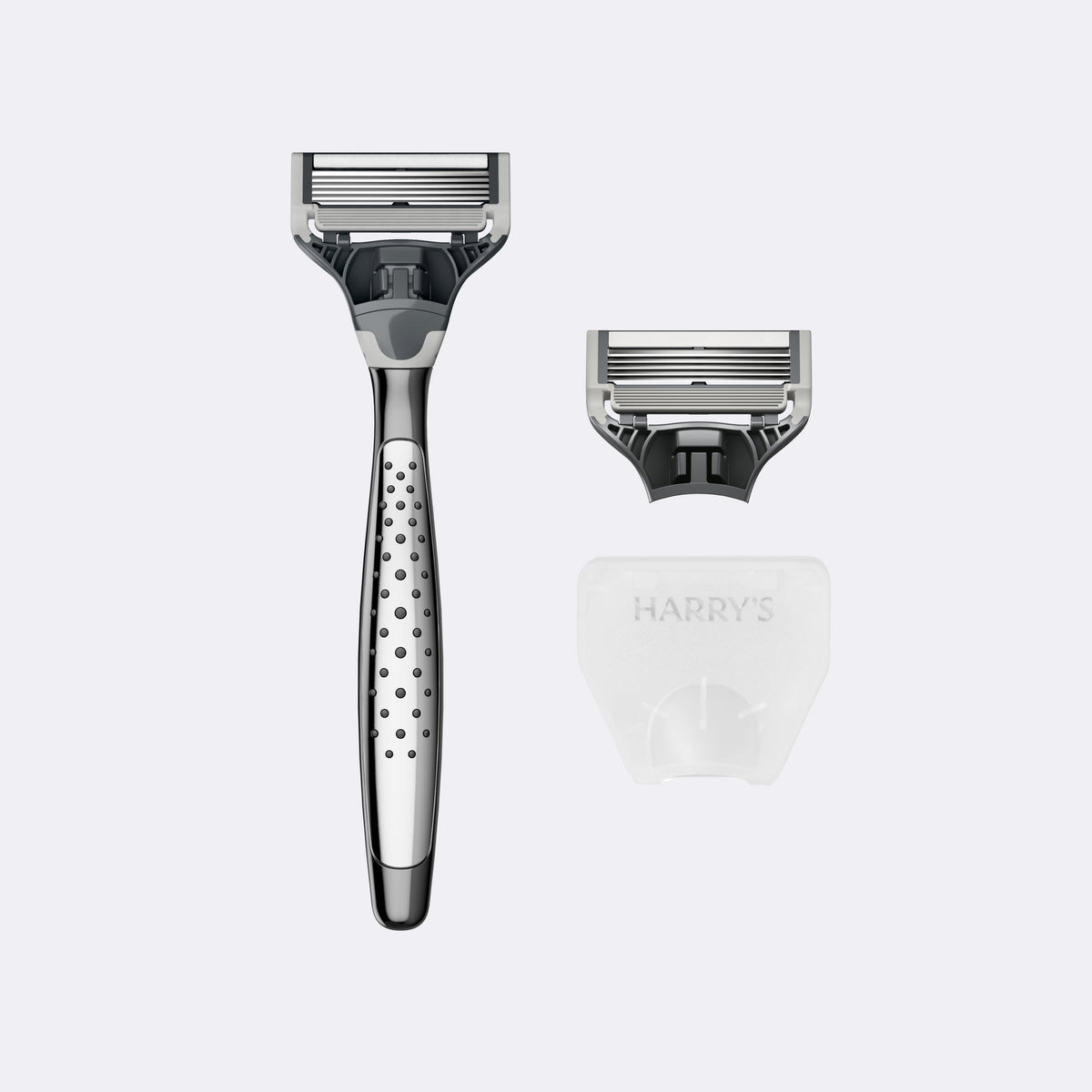 Craft handle with additional razor head and travel blade cover